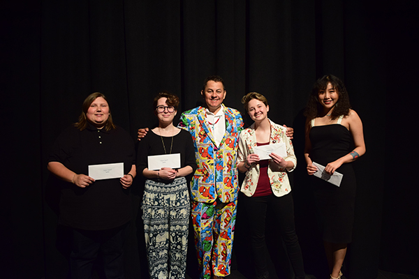 Viejas Awardees - Shayne Baker, Charlotte Kmak, Joely Brown, Miley Zhang