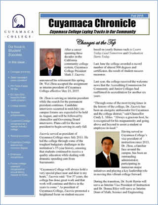 Cuyamaca Chronicle