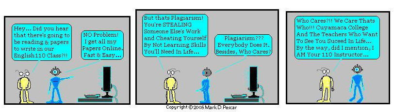 Plagiarism Cartoon